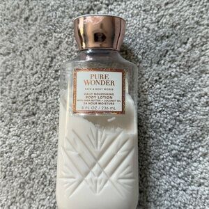Bath & Body Works Pure Wonder Lotion with Gold Cap